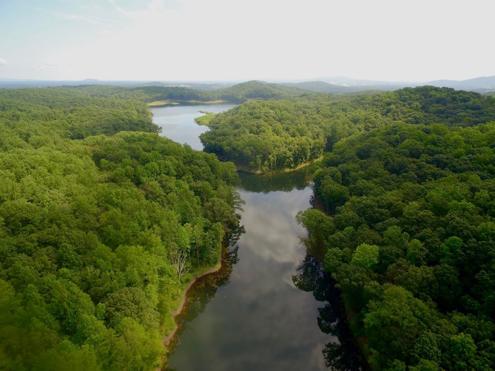 Aerial of Ragged Mountain Dam (August 2016)