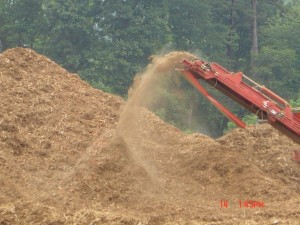 Mulch Grinding Operation