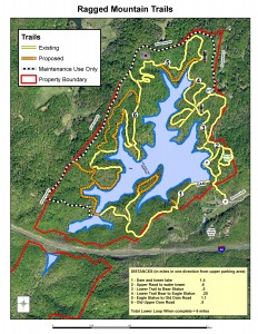 Ragged Mountain Trail Map