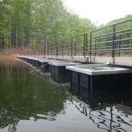 Floating Bridge Installed