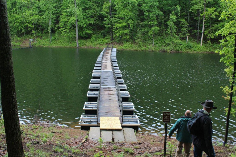 Floating Bridge from the shore